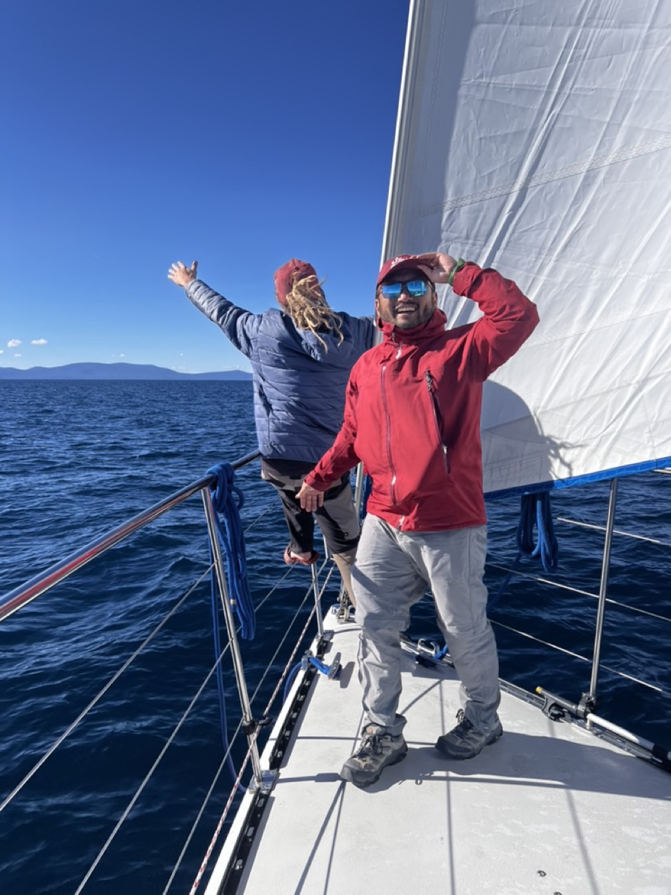 Sailing on Lake Tahoe